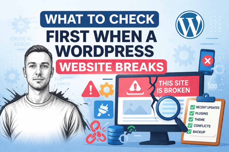 What to Check First When a WordPress Website Breaks
