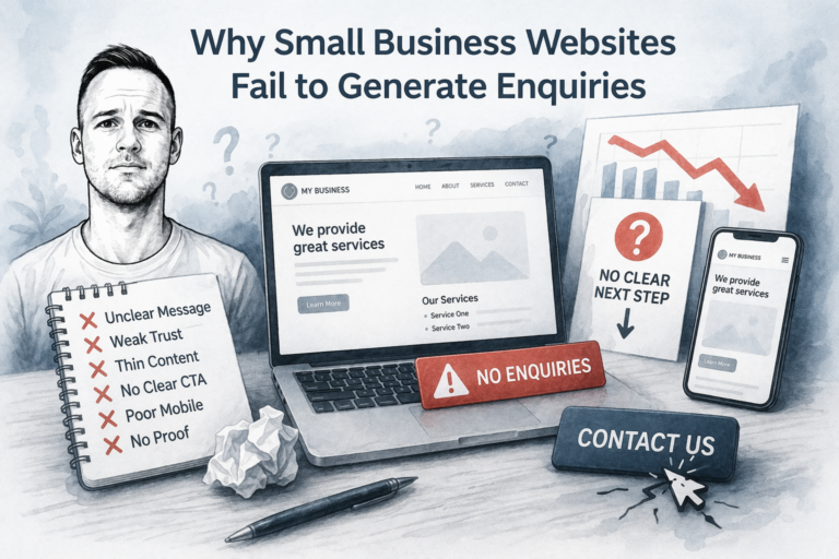 Why Small Business Websites Fail to Generate Enquiries