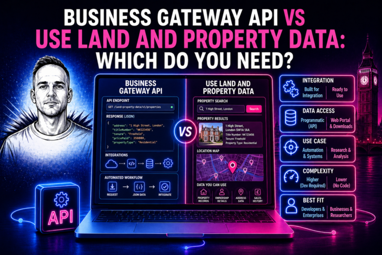 Business Gateway API vs Use Land and Property Data: Which Do You Need?