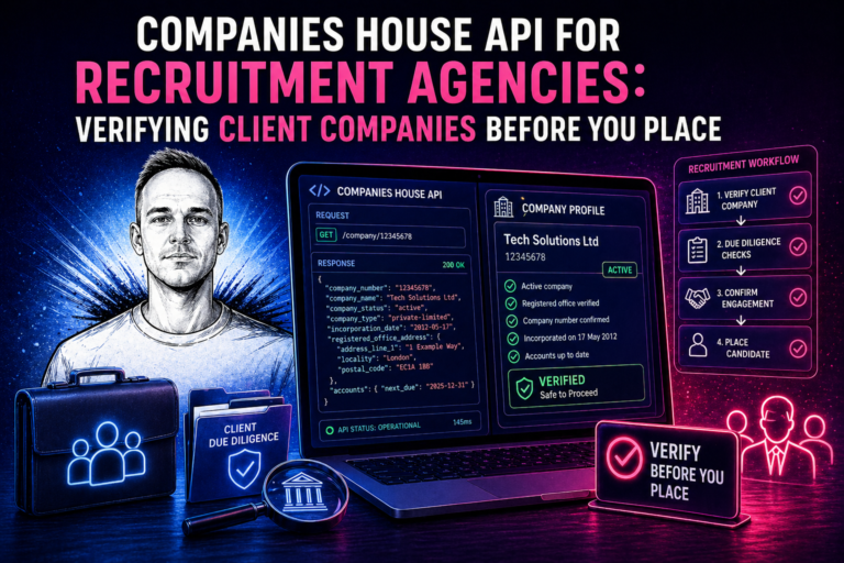 Companies House API for Recruitment Agencies: Verifying Client Companies Before You Place
