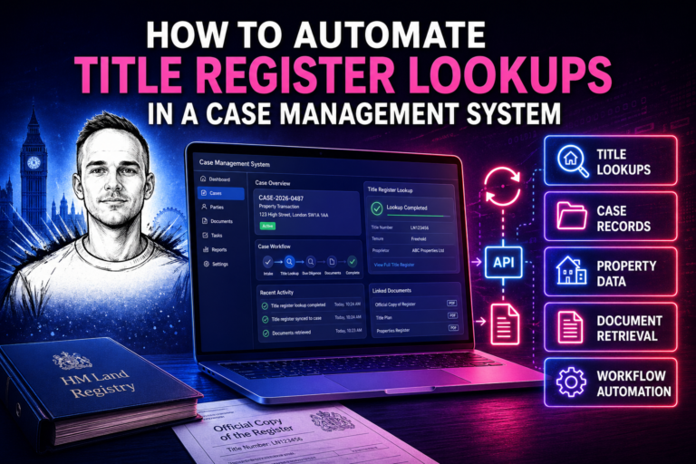 How to Automate Title Register Lookups in a Case Management System