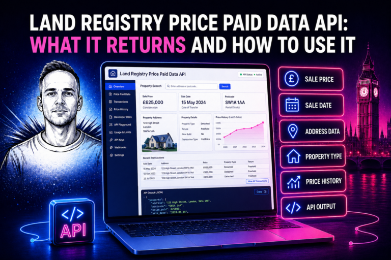 Land Registry Price Paid Data API: What It Returns and How to Use It