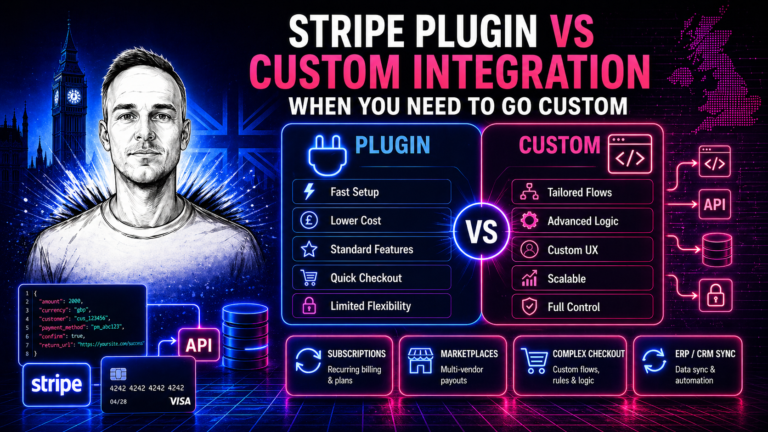 Stripe Plugin vs Custom Integration: When You Need to Go Custom