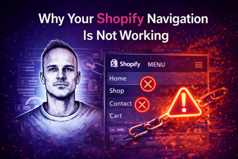 Why Your Shopify Navigation Is Not Working