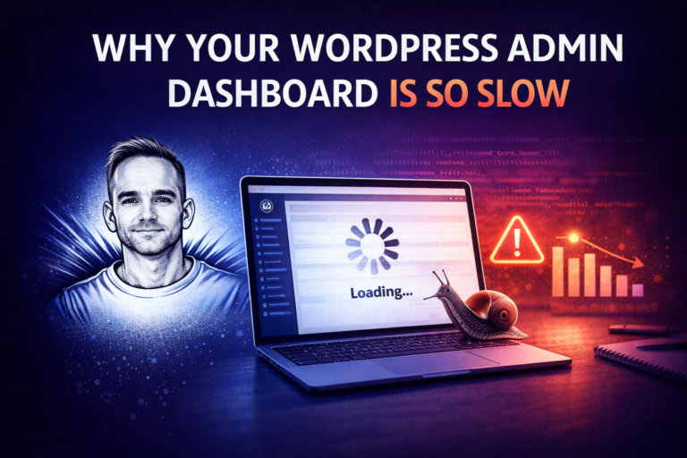 Why Your WordPress Admin Dashboard Is So Slow
