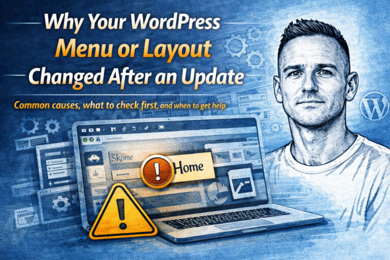 Why Your WordPress Menu or Layout Changed After an Update