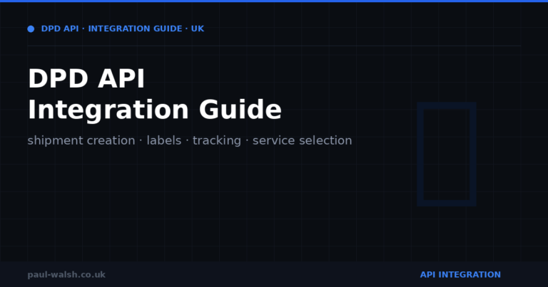 DPD API Integration: A Complete Guide for UK Businesses