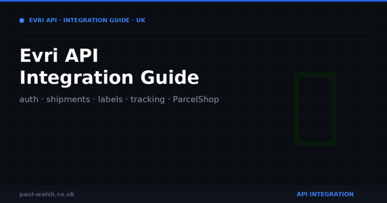 Evri API Integration: A Complete Guide for UK Businesses
