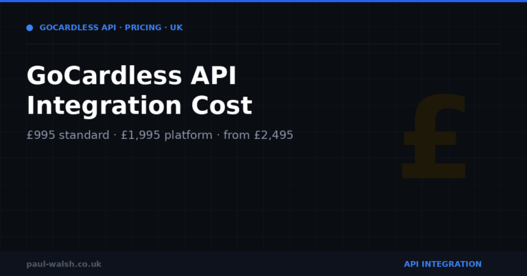 GoCardless API Integration Cost: What to Expect in the UK