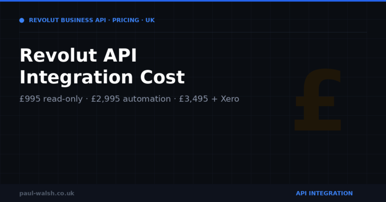 Revolut API Integration Cost: What to Expect in the UK