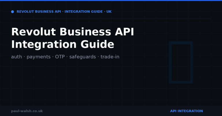 Revolut Business API Integration: A Complete Guide