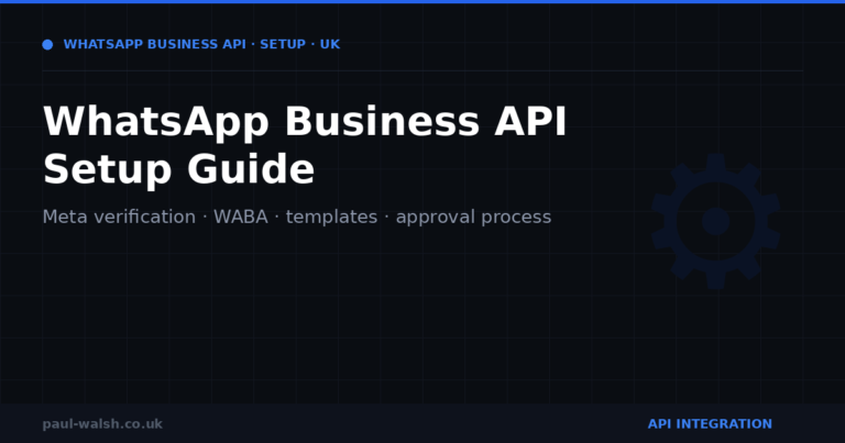 WhatsApp Business API Setup: The Approval Process Explained