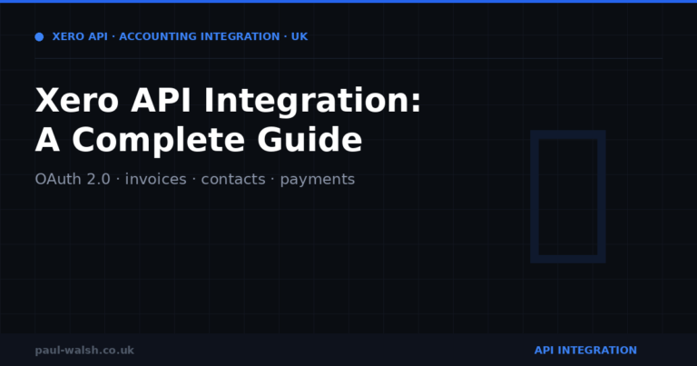 Xero API Integration: A Complete Guide for UK Businesses