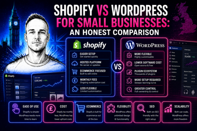 Shopify vs WordPress for Small Businesses: An Honest Comparison (2026)