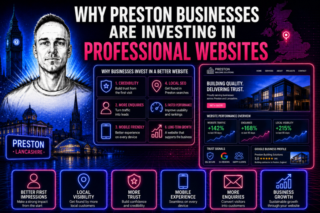 Why Preston Businesses Are Investing in Professional Websites